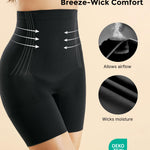 Momcozy High Waisted Tummy Control Shorts Black
