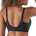 Bali Women's Wireless Bra, Comfort Revolution Modern Seamless Bra, Flex-to-Fit Wirefree Bra Black