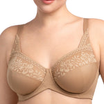 HSIA Minimizer Bras for Women Dark Beige
