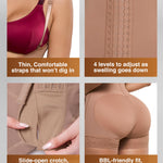 Sonryse Stage 2 faja Tummy Tuck Compression Garment | Faja Body Shaper Shapewear for Women | Fajas Colombianas Moldeadoras Mocha XS