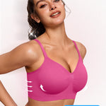 OEAK Bralettes for Women with Support Comfortable Wireless Bras Seamless Bralette No Underwire Bra Cute Everyday Tshirt Bras Hot S