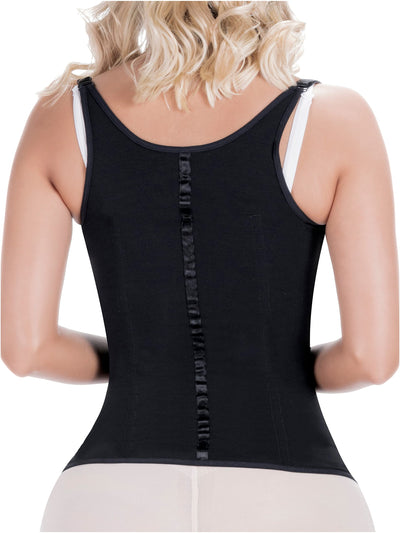 Sonryse O24ZL Fajas Colombianas Reductoras y Moldeadoras Compression Vest Shaper Tummy Tuck Shaper Girdle for Women Black X-Large