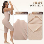 M MYODRESS Fajas Colombianas Shecurve Faja Waist Trainer for Women Stage 1 Faja Postpartum Waist Trainer Hourglass Full Body Shapewear Knee Length Fajas Postparto Para Mujer Corset Shapewear L