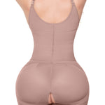 Sonryse 096 Colombian Faja Post Surgery Compression Shapewear Garment After Liposuction for Women Colombian Postpartum Shapewear Cocoa 2XL