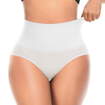 Werena Shapewear for Women Tummy Control Body Shaper High Waitsed Shape wear Panties Shaping Girdle(#A2 Mid Waist White(seamless),Large)