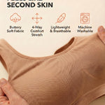 SHAPERMINT Wireless Bras for Women No Underwire – Small to Plus Size Bralettes with Support and Natural Lift