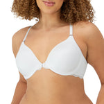 Maidenform womens One Fab Fit Full Coverage Lightly Padded Racerback Underwire T-shirt 07112 bras, White, 36C US