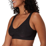 Bali Women's Wireless Bra, Comfort Revolution Seamless T-Shirt Bra, ComfortFlex Fit, Moisture-Wicking