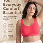 SHAPERMINT Wireless Bras for Women No Underwire – Small to Plus Size Bralettes with Support and Natural Lift