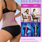 GainKee Waist Trainer for Women Tummy Control Workout Waist Cincher Corset Shapewear Body Shaper
