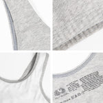 Fruit of The Loom Womens Built Up Tank Style Sports Bra, Heather Grey/Dusk/Blushing Rose, 40 US