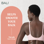 Bali Women's One Smooth U Ultra Light Convertible Bra DF3439, Hush Pink, 34DD