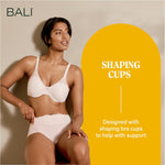 Bali Women's Minimizer Bras for Women - Passion for Comfort Underwire Bras - Adjustable Support, Plus Size Women