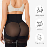 Nebility Shapewear Tummy Control Body Shaper High Waisted Butt Lifting Panties Shapewear Shorts Thigh Slimmer Black