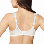 Bali Women's Satin Tracings Minimizer Underwire Bra, White, 40DDD