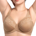 HSIA Minimizer Bras for Women Dark Beige