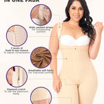 M&D Post Surgery Stage 2 BBL Compression Garment Fajas Colombiana Post OP | Shapewear for Women Beige X-Small