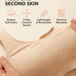 SHAPERMINT Wireless Bras for Women No Underwire – Small to Plus Size Bralettes with Support and Natural Lift