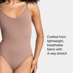 SPANX SPANXsculpt Power Series Thong Bodysuit - Soft, Seamless Shapewear for Women - Adjustable Straps - Snap Closure