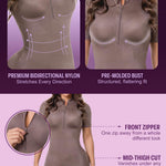 Snatched Body Full Bodysuits for Women's Short Sleeves Jumpsuits | Soft Control Short Shapewear Romper | Body de Mujer