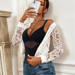 REYEOGO Bodysuit Shapewear for Women Tummy Control Butt Lifter Full Body Shaper Thigh Slimmer Faja V-Neck Jumpsuit Body Suit