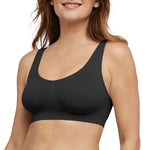 Bali womens Bali One Smooth U Bralette Bras, Black, Large US