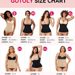 Gotoly Quick Weight Loss, Adjustable Straps Body Shaper Waist Cincher Tank Top (S Fits 21.2-24.4 Inch Waistline, Beige)
