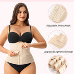 Gotoly Waist Trainer for Women Corset Shapewear Tummy Control Faja Body Shaper Postpartum Segmented Waist Cincher(Beige,Medium)
