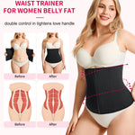 Gotoly Waist Trainer for Women Zipper Corset Shapewear Tummy Control Faja Body Shaper Waist Cincher Workout Girdle(Black,3X-Large)