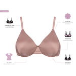 Bali womens One Smooth U Smoothing & Concealing Underwire Df3w11 Bras, Black, 36C US