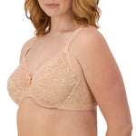 Bali womens Lace Desire Non-foam Underwire Df6543 bra, Champagne Shimmer, 34B US
