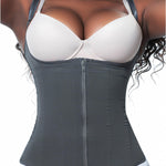 Sonryse O24ZL Fajas Colombianas Reductoras y Moldeadoras Compression Vest Shaper Tummy Tuck Shaper Girdle for Women Black Ash 3X-Large