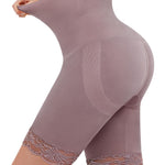 CYDREAM Shapewear for Women - High-Waisted Tummy Control Shorts Butt Lifting Panties Thigh Slimmer Faja Body Shaper Underwear (Purple Brown, Small)