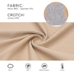 FallSweet No Show High Waist Briefs Underwear for Women Seamless Panties Multi Pack (Khaki (4-pack), x_l)