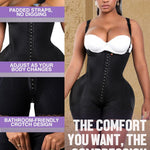 Snatched Body Post Surgery Tummy Control Shapewear Bodysuit | Stage 2 Faja Short Leg | Fajas Colombianas for Post-Op BBL