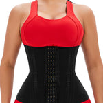 GainKee Waist Trainer for Women Corset Shapewear Cincher Body Shaper Tummy Control Weight Loss Underbust Hourglass Girdle (Black,2XL)