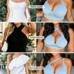 FeelinGirl Wireless Supportive Bra for Women, Seamless Comfort Bralettes No Underwire Full Coverage Everyday Bras White
