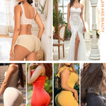 DERCA Butt Lifter Panties Padded Underwear for Women Seamless Booty Pads Hip Enhancer Butt Lifting panty (#A0 Beige,Small)