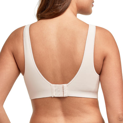 Hanes Women's Wireless Bra, Smooth Comfort Full-Coverage T-Shirt Bra, Single or 2-Pack