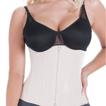 Sonryse 023ZL Fajas Colombianas Reductoras y Moldeadoras Open Bust Tummy Control Compression Waist Cincher Shaper for Women Beige 3X-Large