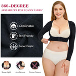 LODAY Upper Arm Shaper for Women Faja Post Surgery Slimming Compression Sleeves Shapewear Tops (Black, S/M)