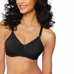 Bali Women's Lace and Smooth Underwire Bra, Black, 38C