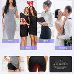 YADIFEN Shapewear for Women Tummy Control, Mid Waist Body Shaper Shorts Butt Lifting Seamless Shapewear Under Dresses