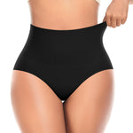 Werena Tummy Control Shapewear for Women High Waisted Body Shaper Briefs Slimming Girdle Shaping Underwear(#A2 Mid Waist Black(seamless),Large)
