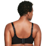Glamorise Full Figure Plus Size MagicLift Minimizer Bra Wirefree #1003 Black