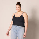 Amazon Essentials Women's Slim-Fit Camisole for Layering and Everyday Wear, Pack of 4, Black, XX-Large