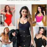 FeelinGirl Shapewear Bodysuit for Women Tummy Control Body Shaper Going Out