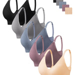 HBselect Bras for Women No Underwire Wireless Cami Tank Top Sports Bras Seamless Padded Bralettes for Women