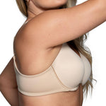 Vanity Fair Women's Full Figure Beauty Back Smoothing Bra, 4 Way Stretch Fabric, Lightly Lined Cups up to H - Underwire - Beige, 38DD