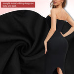 SLIMBELLE Strapless Shapewear for Women Under Dresses Tummy Control Slip Dress Seamless Full Body Shaper Black XL